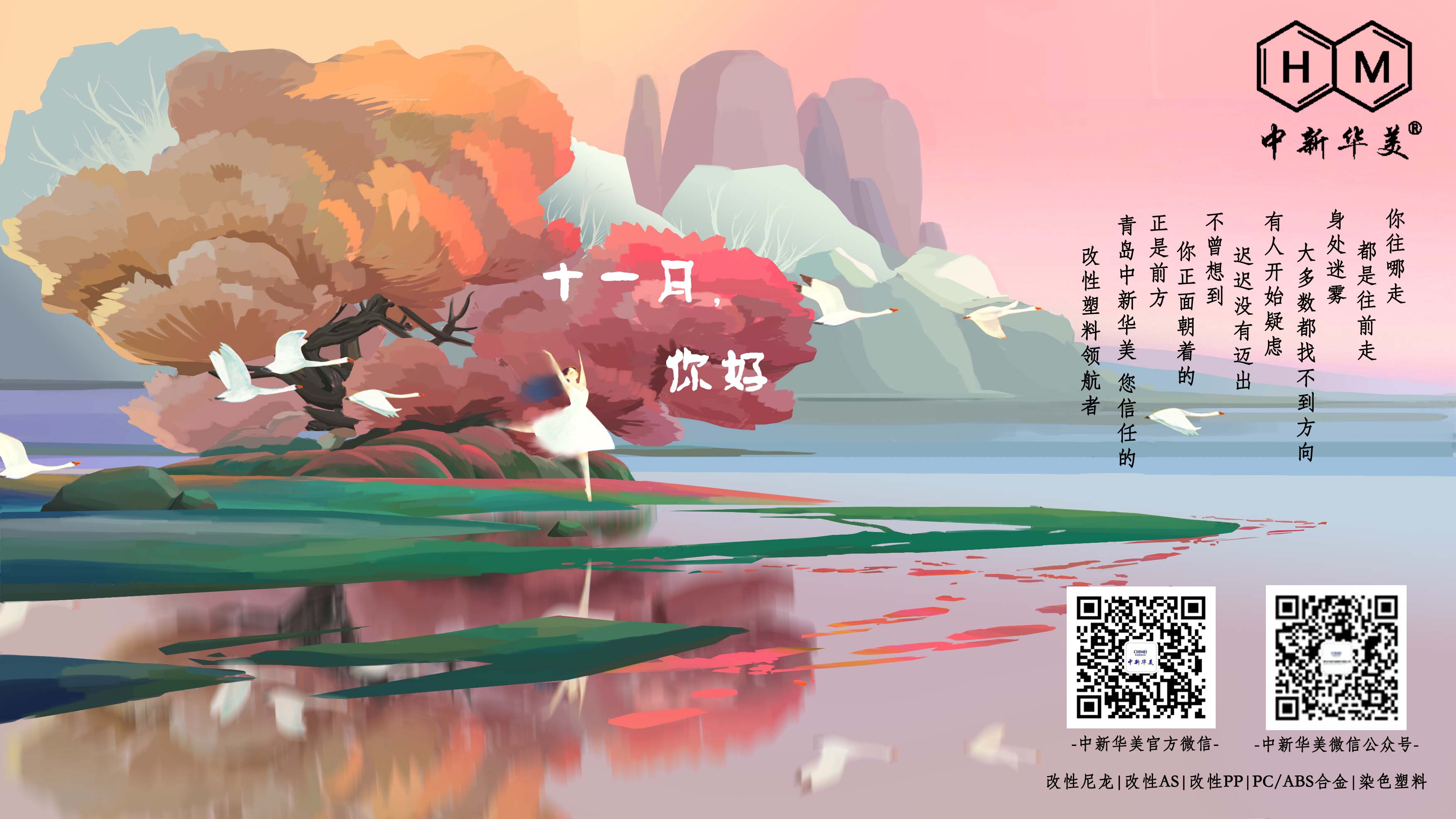 十一月你好！--中新華美改性塑料