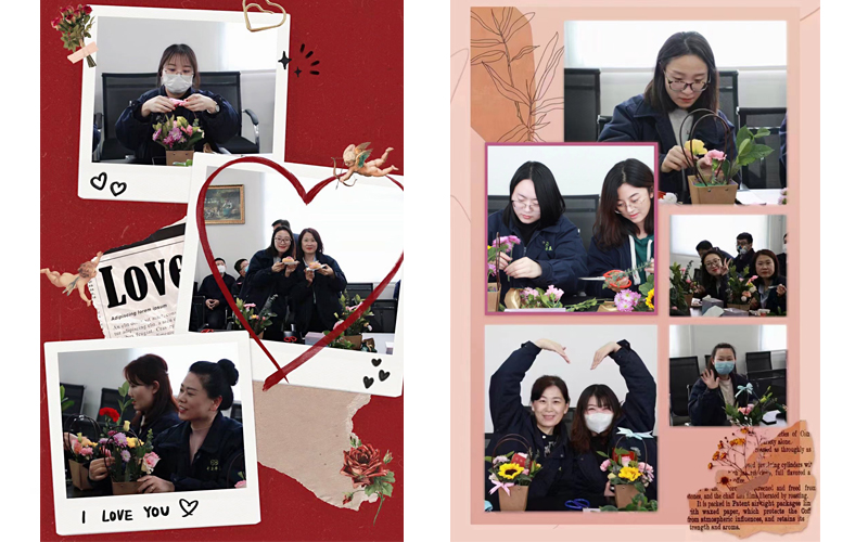 青島中新華美舉辦“3.8女神節(jié)”DIY插花活動(dòng)！