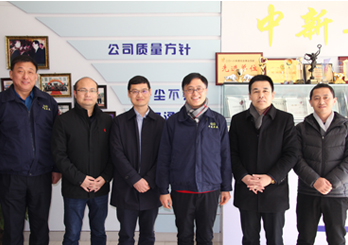 順威股份范總、謝總一行蒞臨青島中新華美交流洽談！